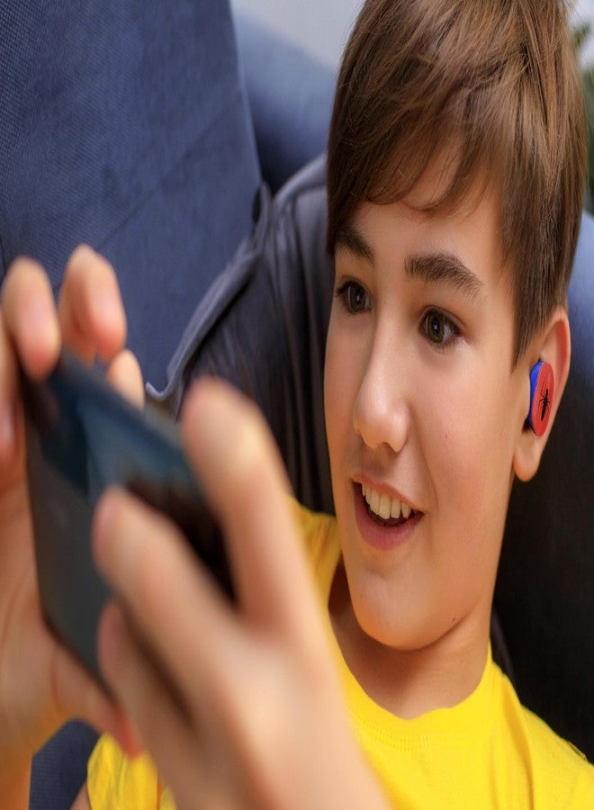 eKids Spiderman Wireless Earbuds with Microphone, Bluetooth Earbuds with Charging Case for Ear Buds, Great Stocking Stuffers for Kids - Image 5